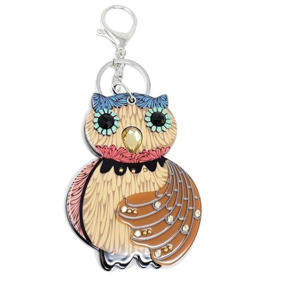Accessories - 🔥BOGO🔥 Whimsical Owl Mirror Key Chain